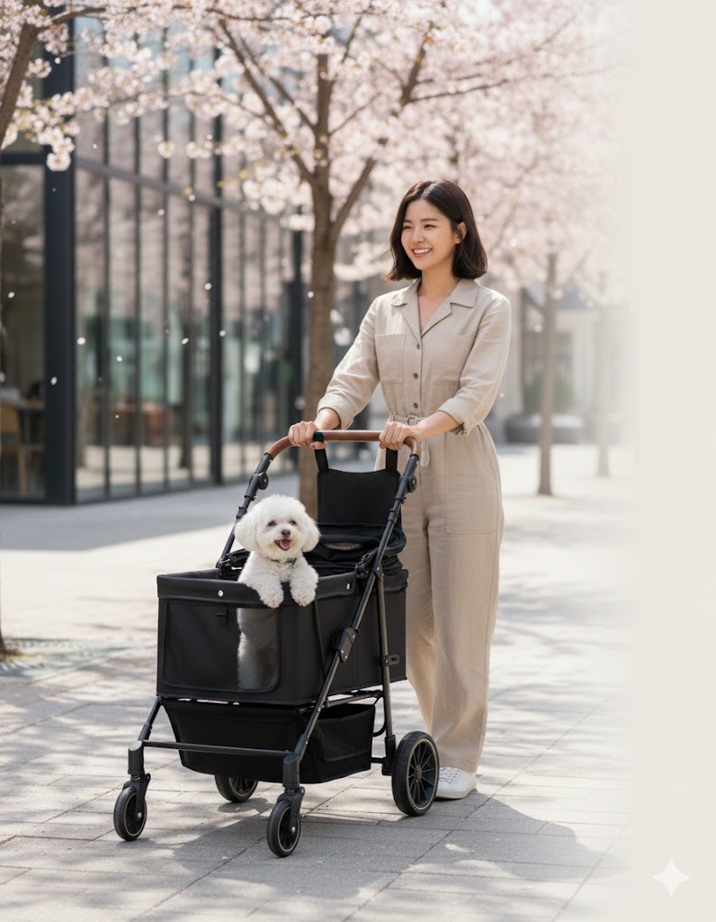 Best Dog Strollers for Small Dogs, AI-generated editorial image for illustrative purposes.