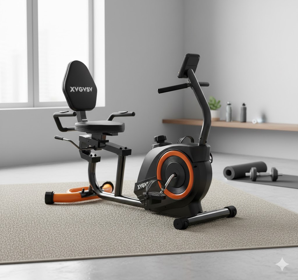 Best Exercise Bikes For Home Fitness, AI-generated editorial image for illustrative purposes.