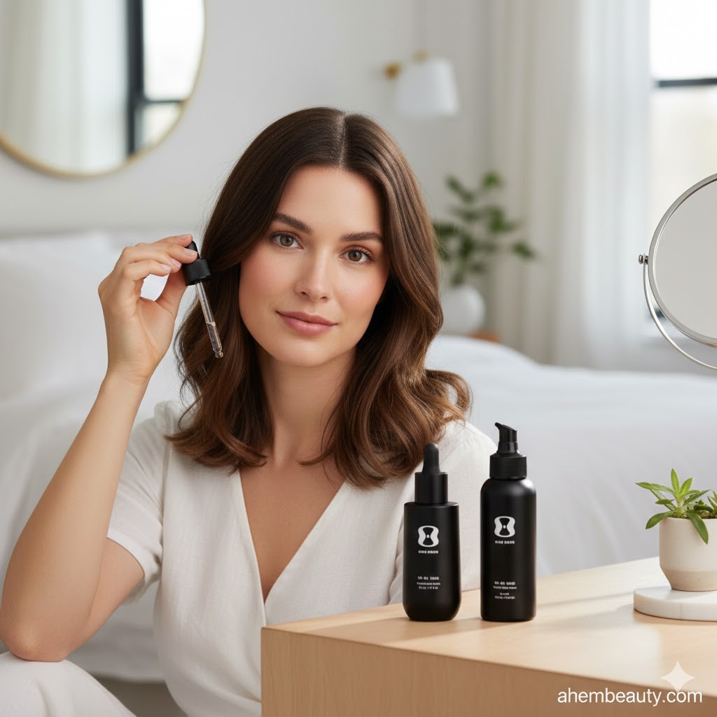 Best Peptide serums for Hair Growth, AI-generated editorial image for illustrative purposes.