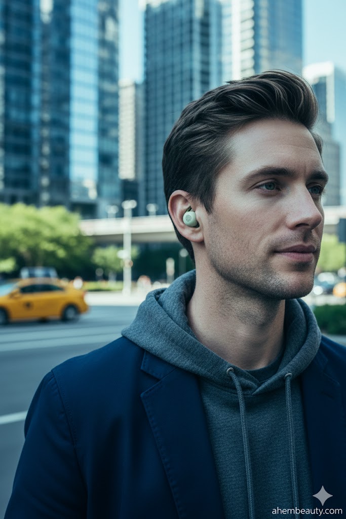 Best Noise-Cancelling Earbuds, AI-generated editorial image for illustrative purposes.