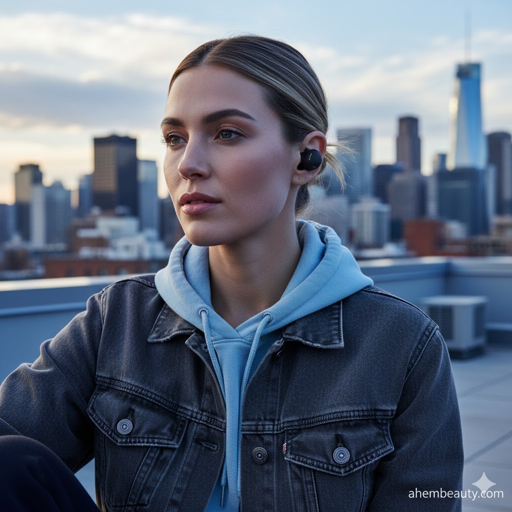 Best Noise-Cancelling Earbuds,AI-generated editorial image for illustrative purposes.