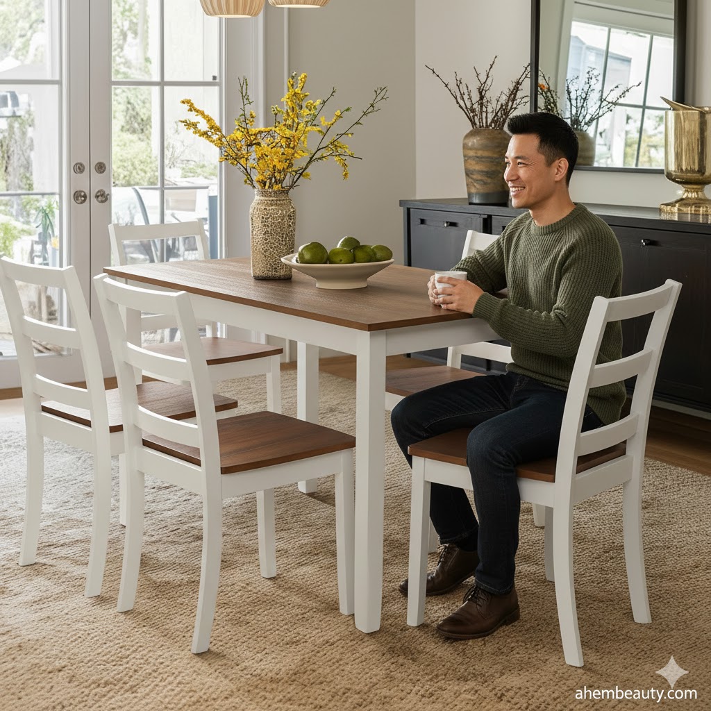 Best Dining Table Sets for Small Spaces,AI-generated editorial image for illustrative purposes.