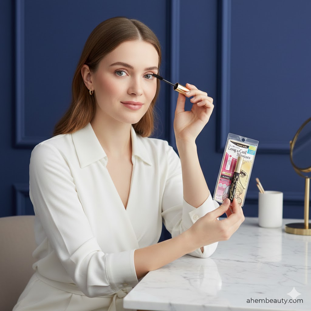 best Longwear Waterproof Mascaras for Sensitive Eyes, AI-generated editorial image for illustrative purposes.