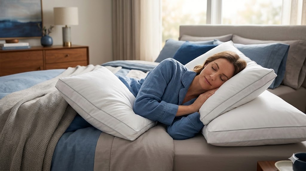 Best Pillows For Sleeping, AI-generated editorial image for illustrative purposes.