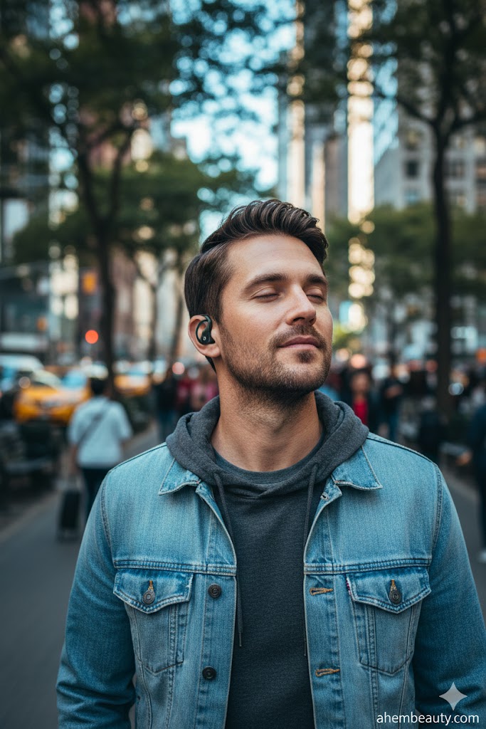 Best Noise-Cancelling Earbuds,AI-generated editorial image for illustrative purposes.