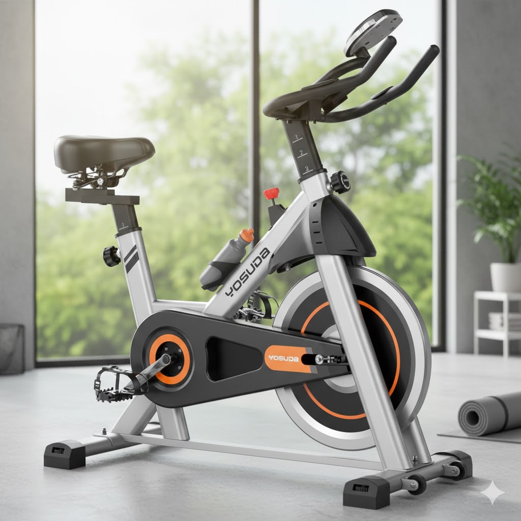 Best Exercise Bikes For Home Fitness, AI-generated editorial image for illustrative purposes.