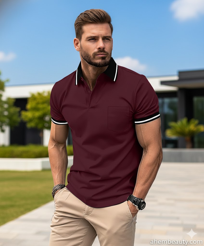 Best Polo Shirts For Men,AI-generated editorial image for illustrative purposes.