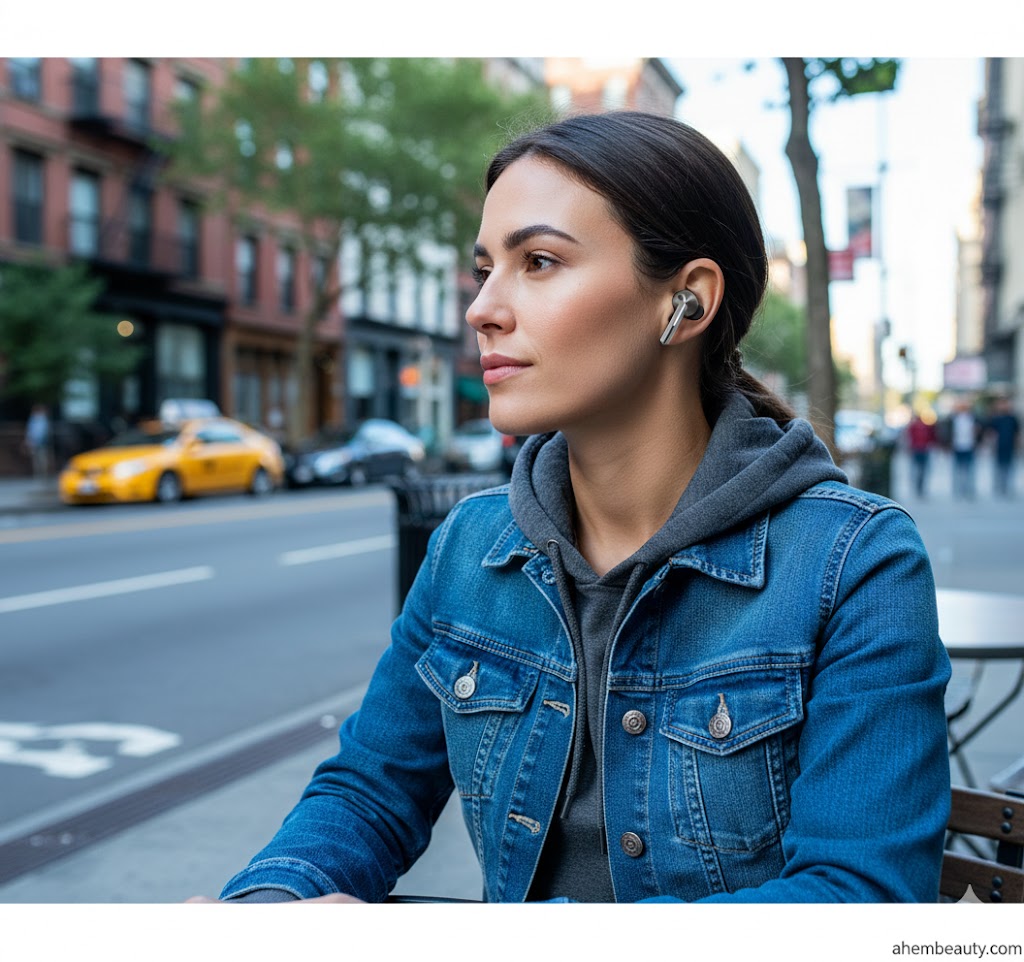 Best Noise-Cancelling Earbuds, AI-generated editorial image for illustrative purposes.