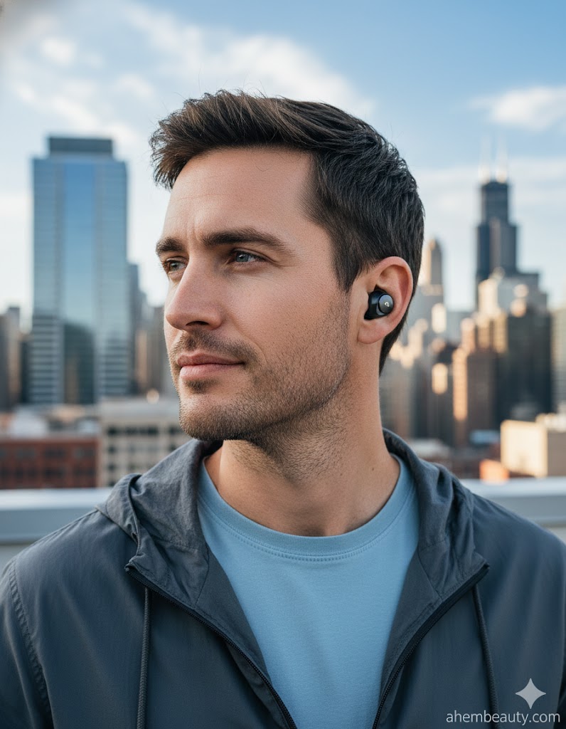 Best Noise-Cancelling Earbuds, AI-generated editorial image for illustrative purposes.