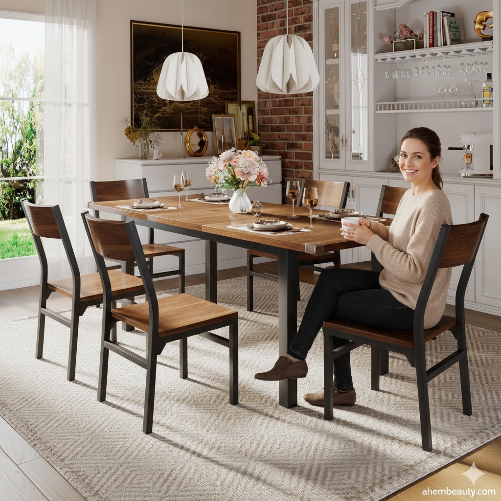 Best Dining Table Sets for Small Spaces, AI-generated editorial image for illustrative purposes.