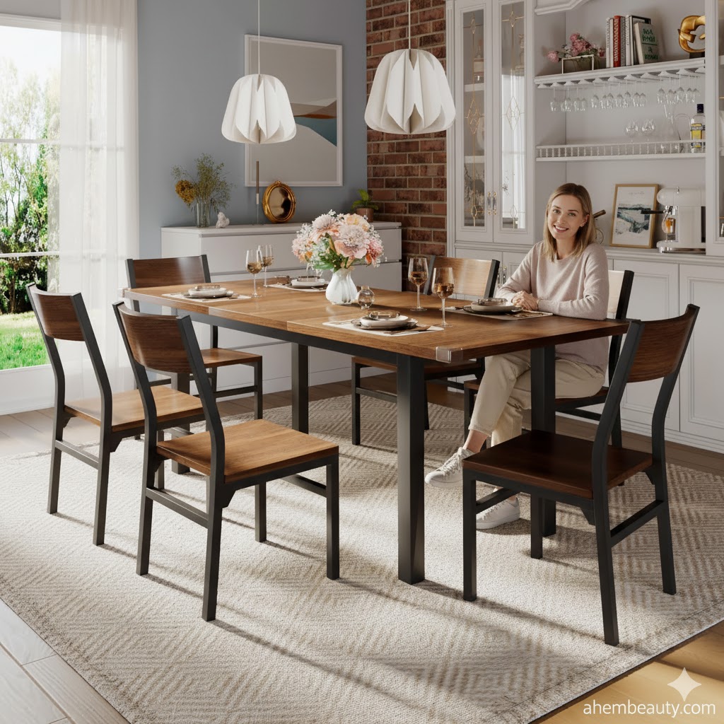 Best Dining Table Sets for Small Spaces, AI-generated editorial image for illustrative purposes.