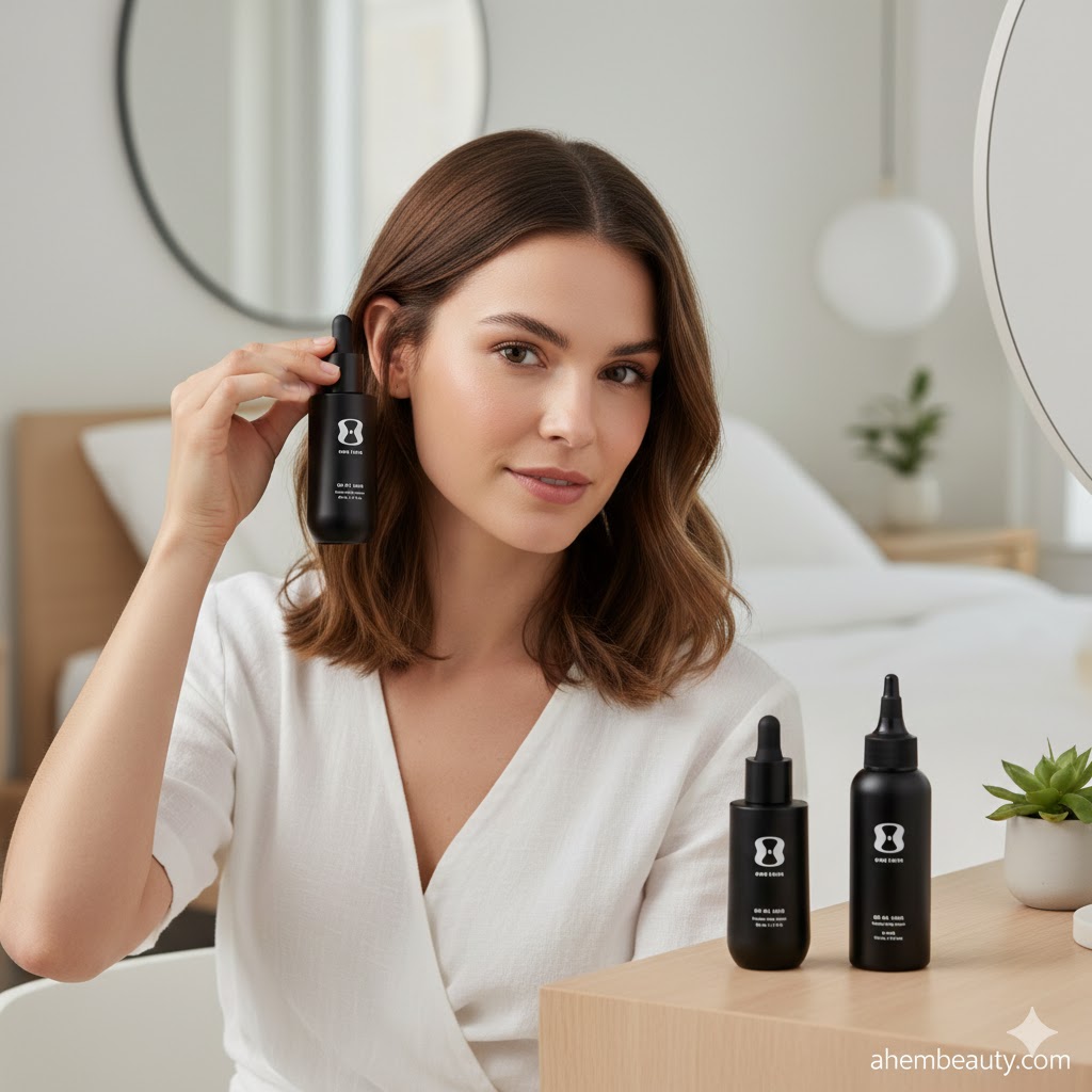 Best Peptide serums for Hair Growth, AI-generated editorial image for illustrative purposes.