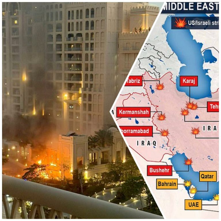 U.S. and Israel Strike Iran as Explosions Hit Tehran