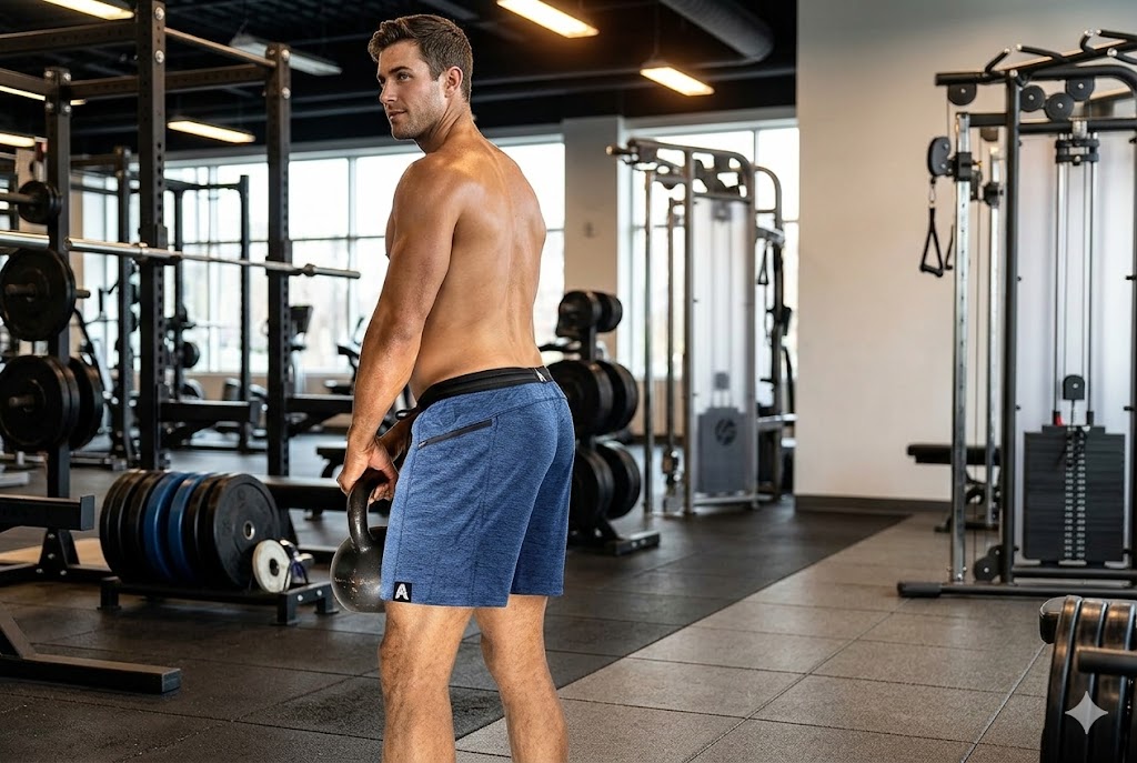 Best Gym Shorts for Men, AI-generated editorial image for illustrative purposes.