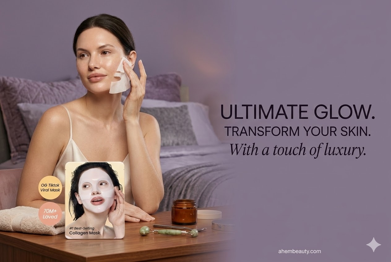 Best Face Masks for Glowing Skin, AI-generated editorial image for illustrative purposes.