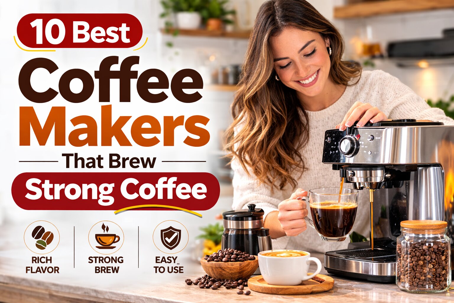 10 Best Coffee Makers That Brew Strong Coffee