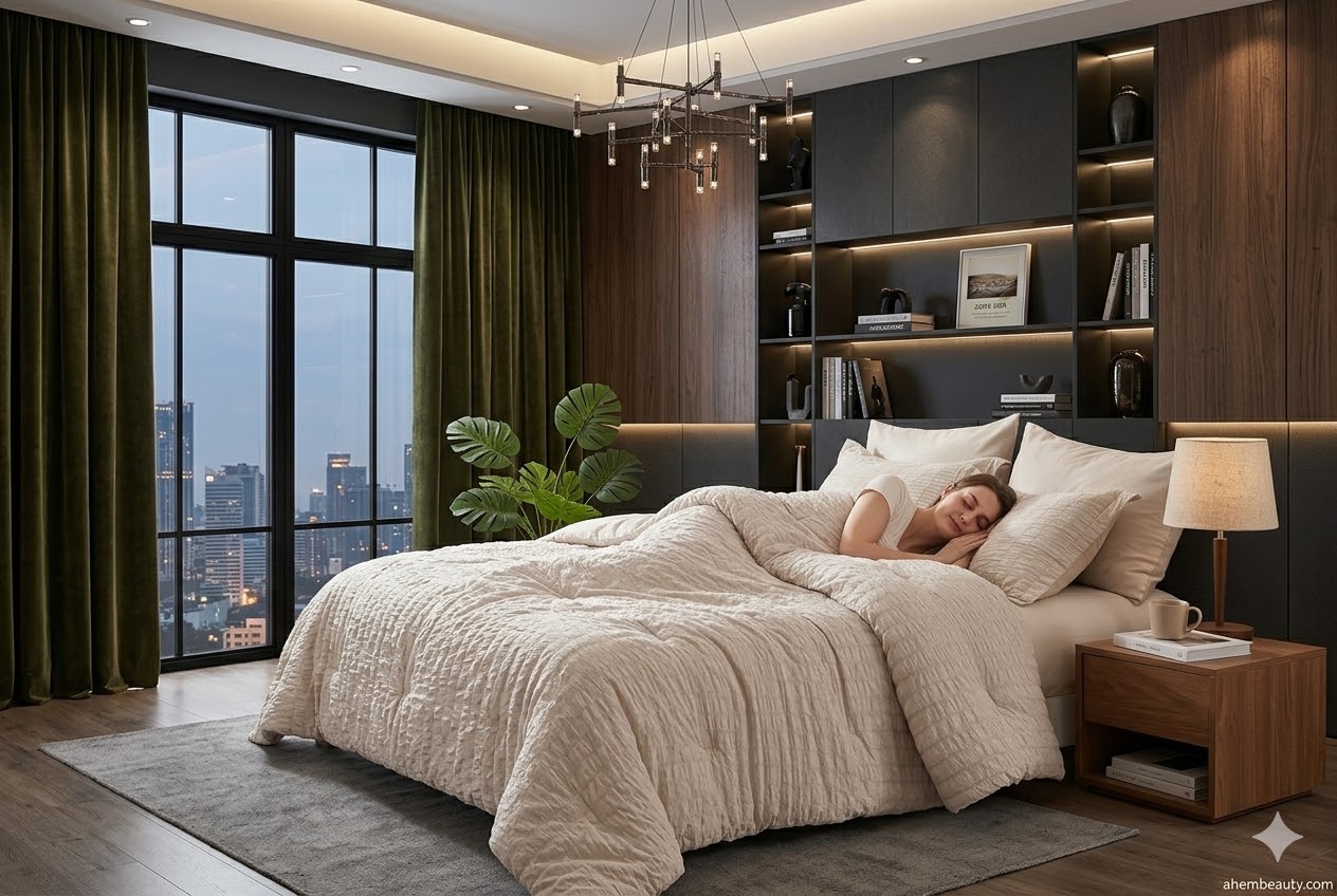 Best Comforters For Better Sleep, AI-generated editorial image for illustrative purposes.