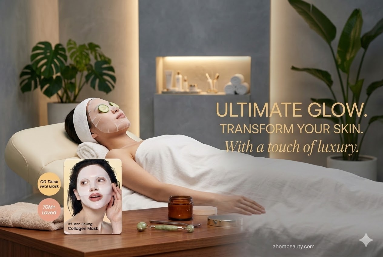 Best Face Masks for Glowing Skin, AI-generated editorial image for illustrative purposes.