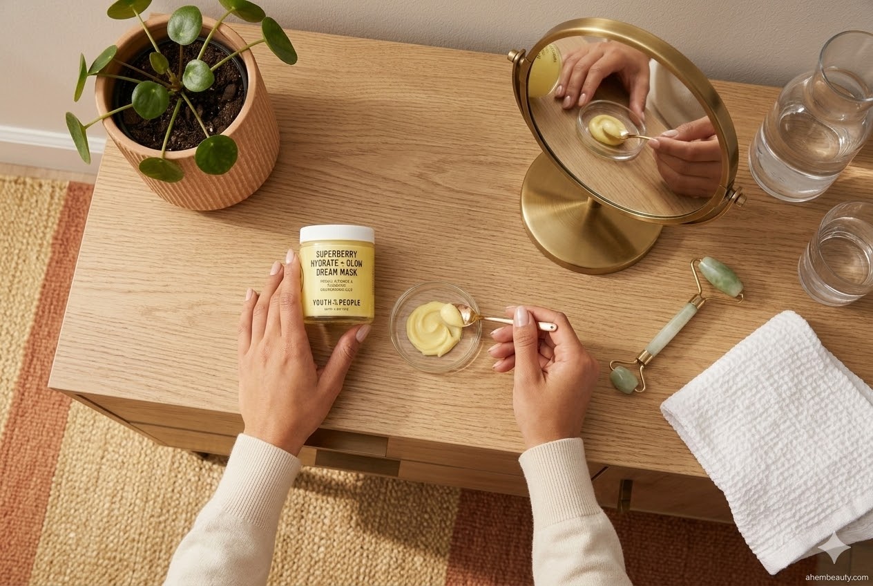 Best Face Masks for Glowing Skin, AI-generated editorial image for illustrative purposes.