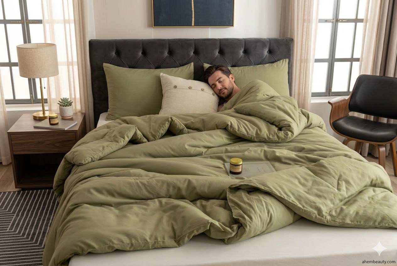Best Comforters For Better Sleep, AI-generated editorial image for illustrative purposes.