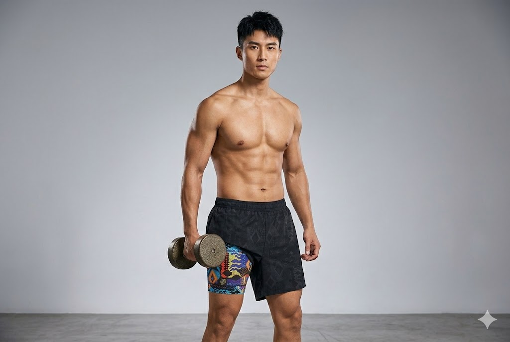 Best Gym Shorts for Men, AI-generated editorial image for illustrative purposes.