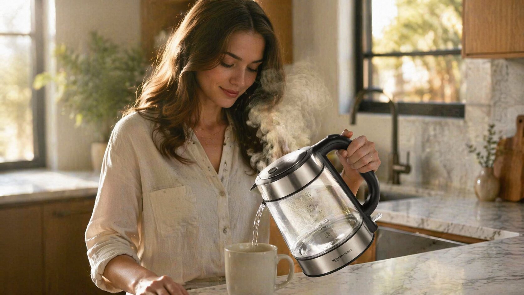 BBest Electric Kettles for Fast Boiling,AI-generated editorial image for illustrative purposes.