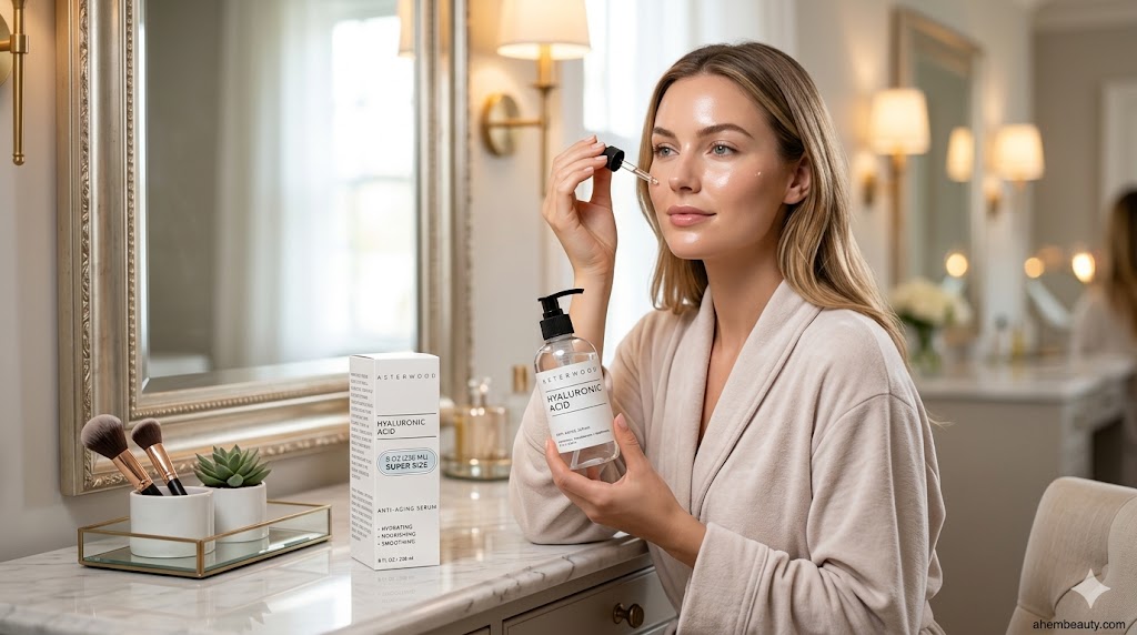 Best Hyaluronic Acid Serums for Deep Hydration, AI-generated editorial image for illustrative purposes.