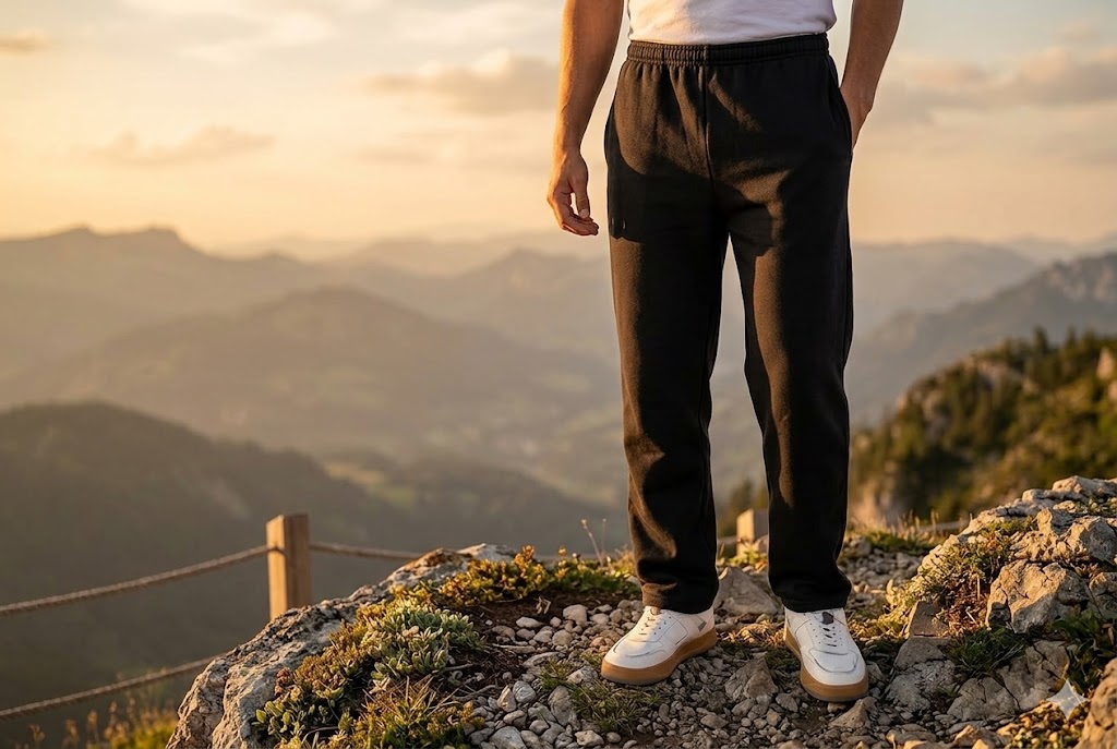 Best Sweatpants For Men For Everyday Wear, AI-generated editorial image for illustrative purposes.