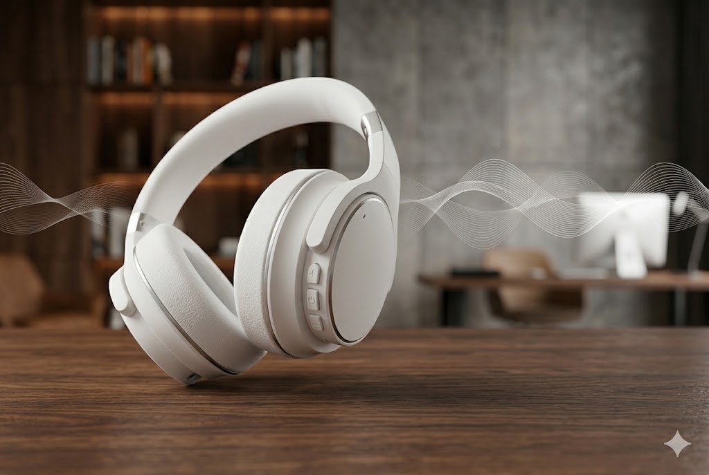 Best Affordable Noise Cancelling Headphones, AI-generated editorial image for illustrative purposes.