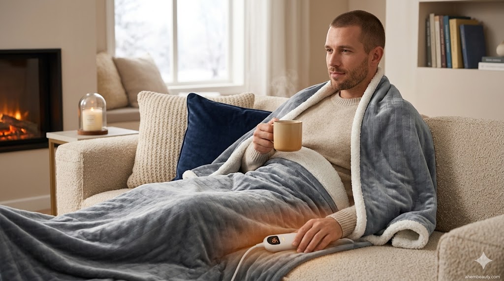 Best Heated Throw Blankets for Cozy Warmth, AI-generated editorial image for illustrative purposes.
