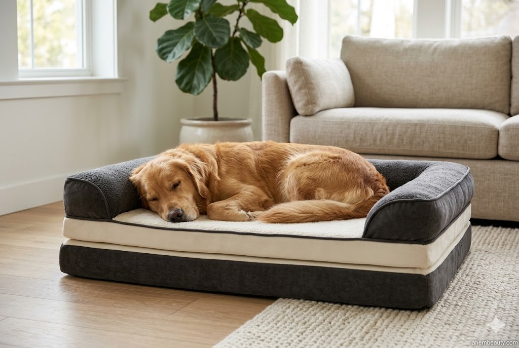 Best Orthopedic Dog Beds for Joint Support, AI-generated editorial image for illustrative purposes.