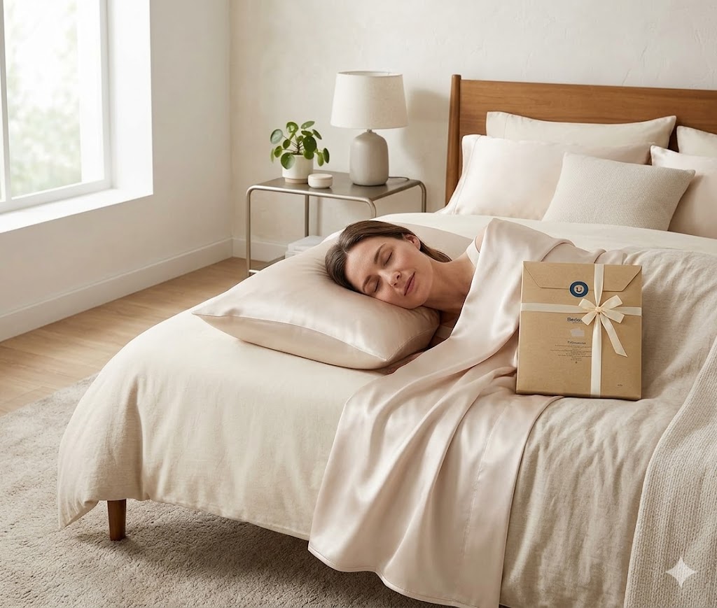 Best Silk Pillowcase Sets, AI-generated editorial image for illustrative purposes.