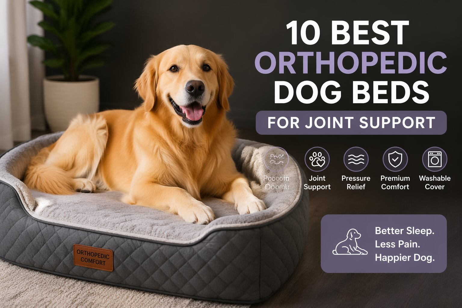10 Best Orthopedic Dog Beds for Joint Support