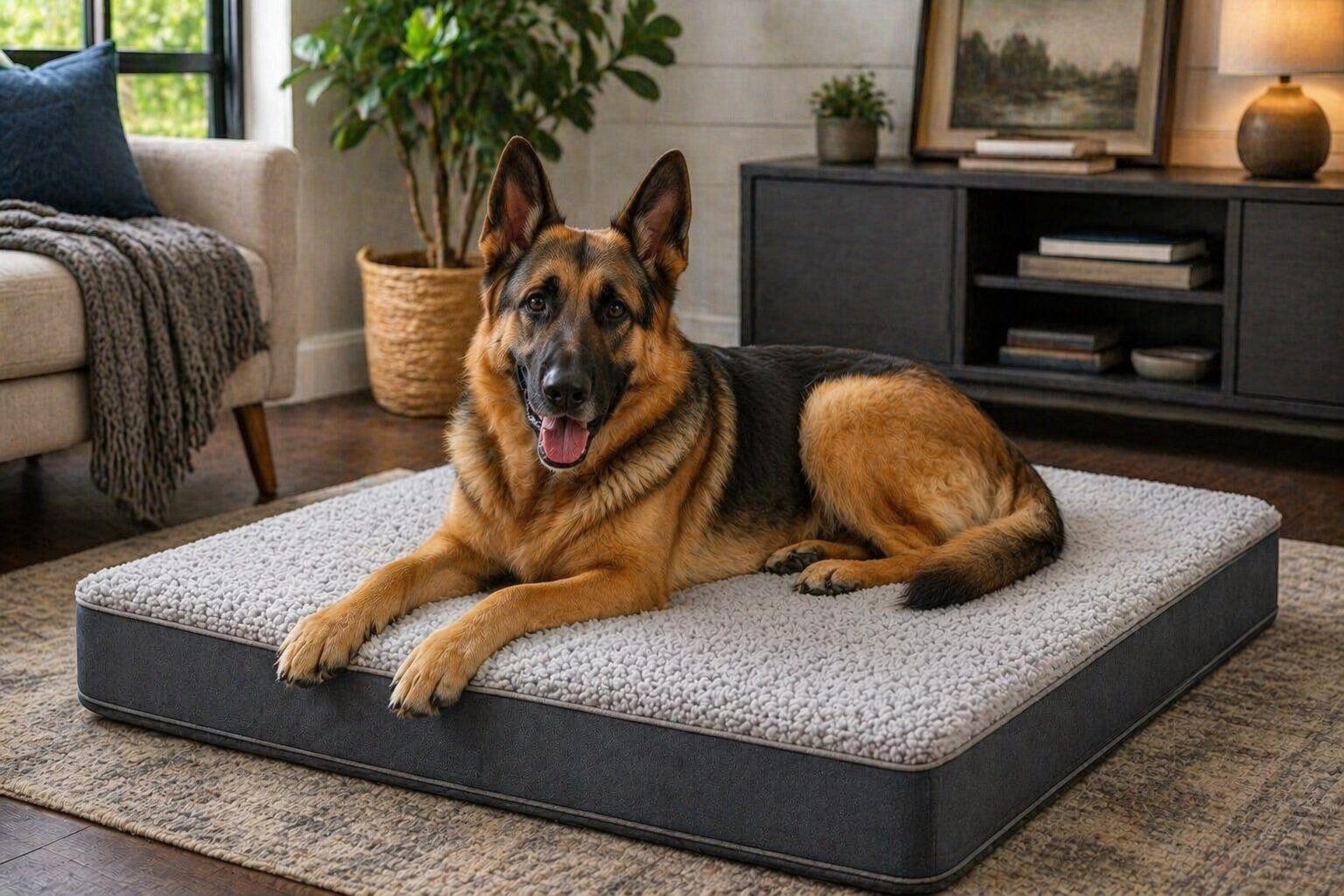 Best Orthopedic Dog Beds for Joint Support, AI-generated editorial image for illustrative purposes.