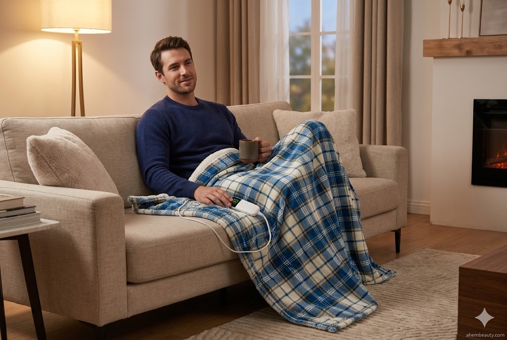 Best Heated Throw Blankets for Cozy Warmth, AI-generated editorial image for illustrative purposes.