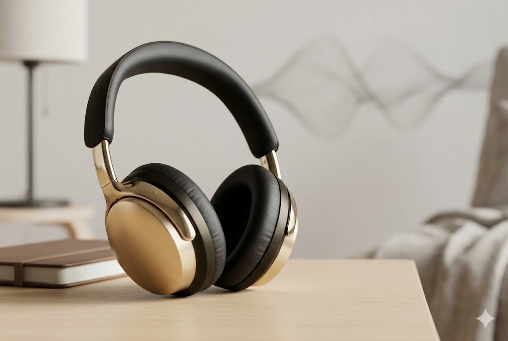 Best Affordable Noise Cancelling Headphones, AI-generated editorial image for illustrative purposes.