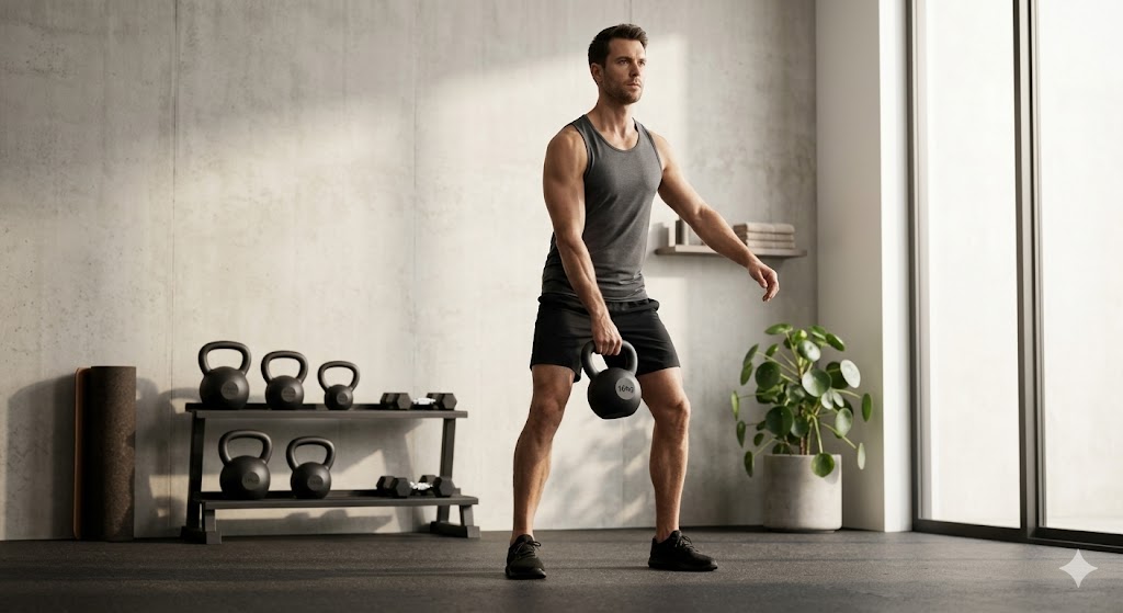 Best Kettlebells for Home Gyms, AI-generated editorial image for illustrative purposes.