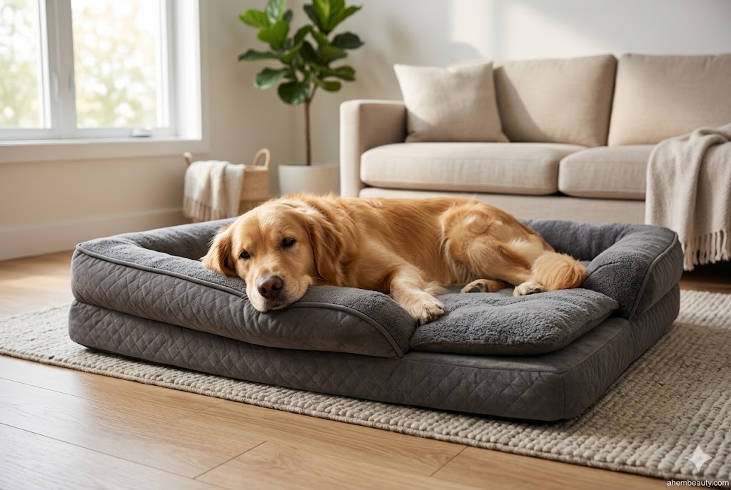 Best Orthopedic Dog Beds for Joint Support, AI-generated editorial image for illustrative purposes.