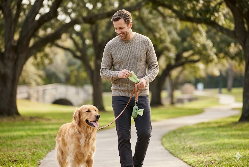 Best Dog Poop Bags, AI-generated editorial image for illustrative purposes.