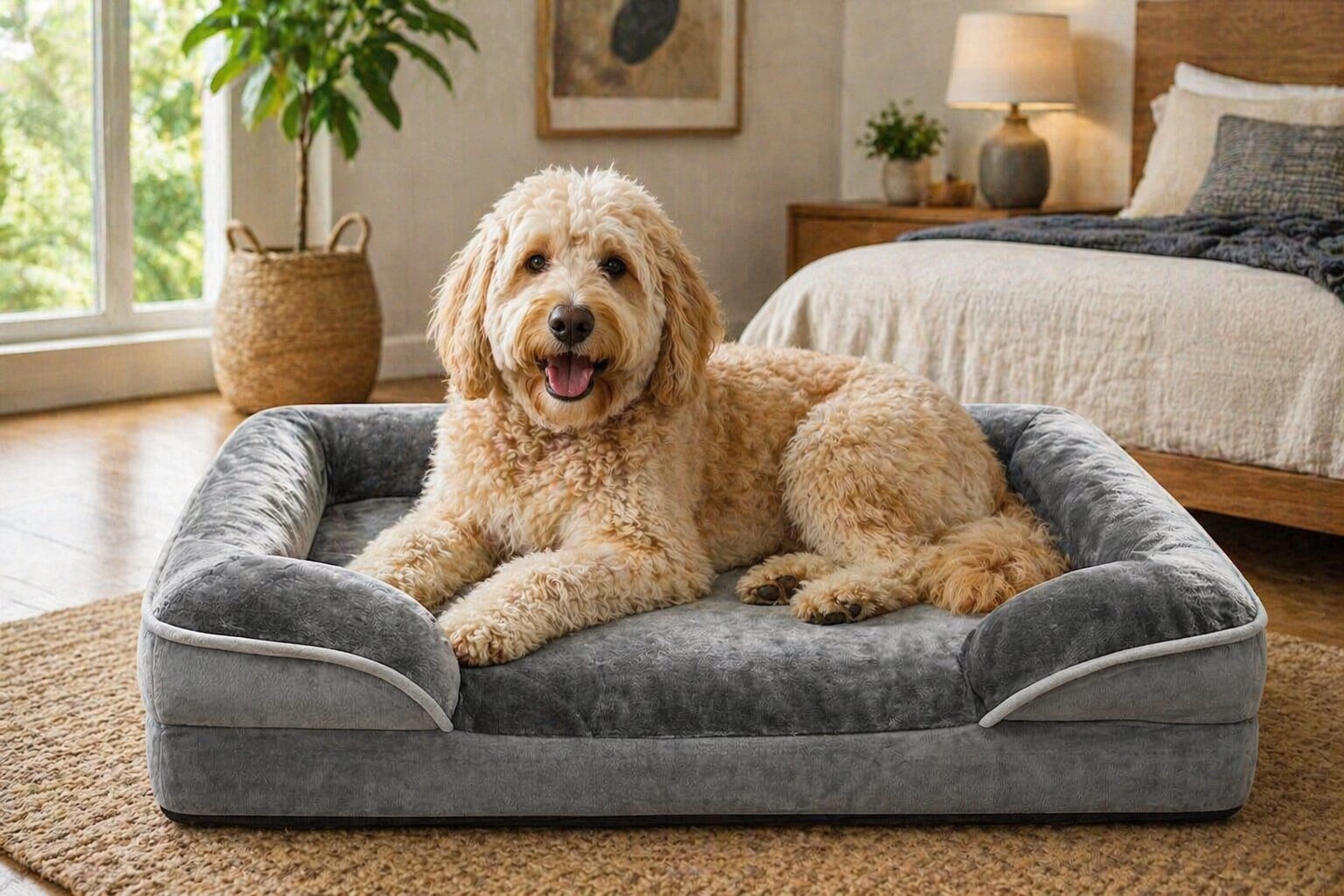 Best Orthopedic Dog Beds for Joint Support, AI-generated editorial image for illustrative purposes.