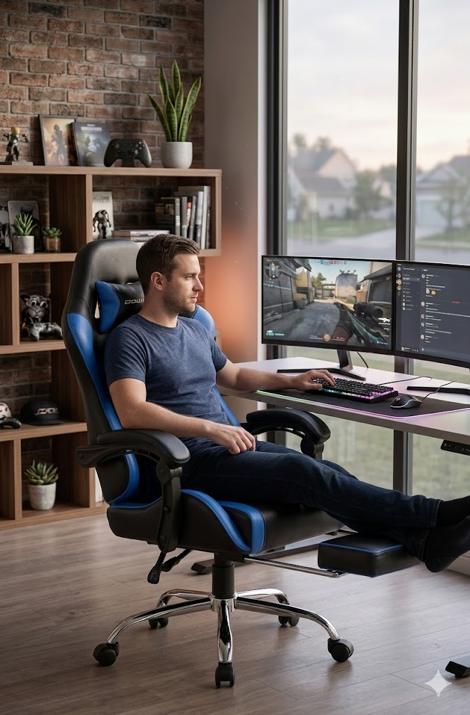 Best Budget Gaming Chairs – Cheap & Comfortable Picks, AI-generated editorial image for illustrative purposes.
