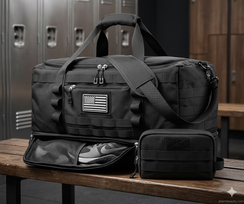 Best Gym Bags with Shoe Compartment, AI-generated editorial image for illustrative purposes.