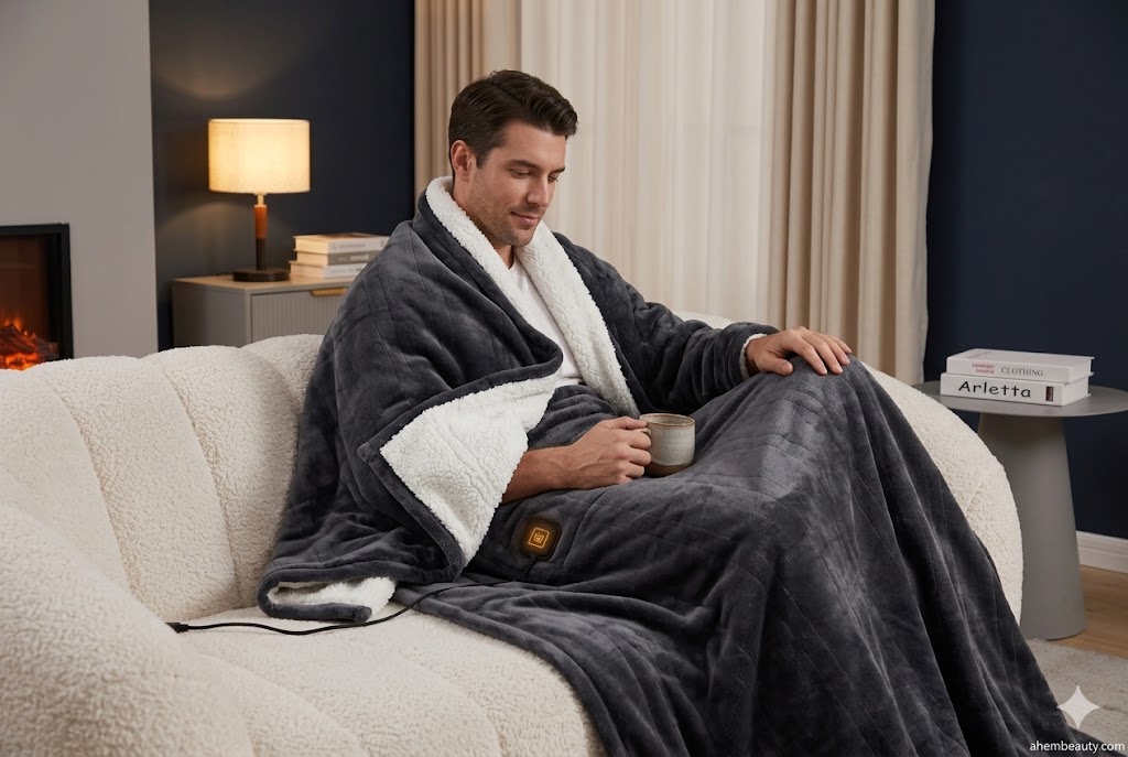 Best Heated Throw Blankets for Cozy Warmth, AI-generated editorial image for illustrative purposes.