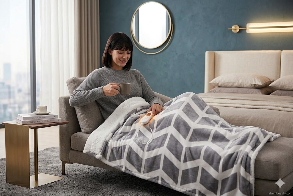 Best Heated Throw Blankets for Cozy Warmth, AI-generated editorial image for illustrative purposes.
