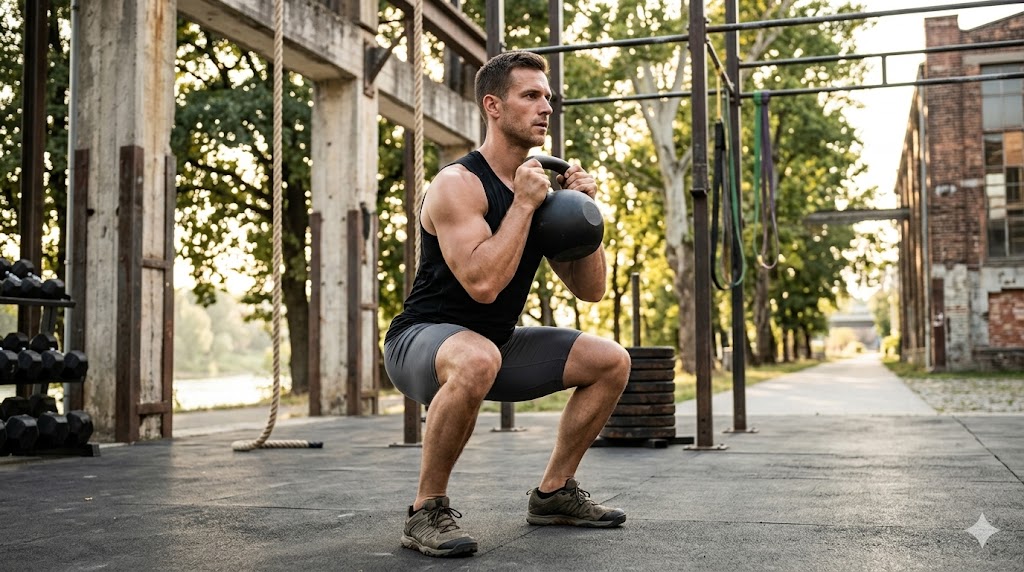 Best Kettlebells for Home Gyms, AI-generated editorial image for illustrative purposes.