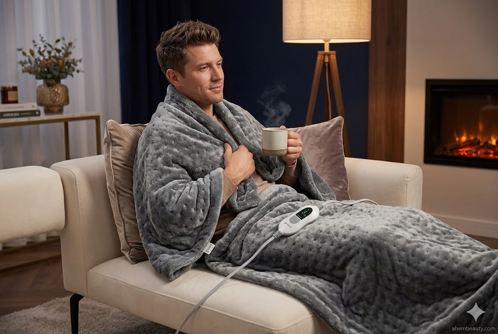 Best Heated Throw Blankets for Cozy Warmth, AI-generated editorial image for illustrative purposes.