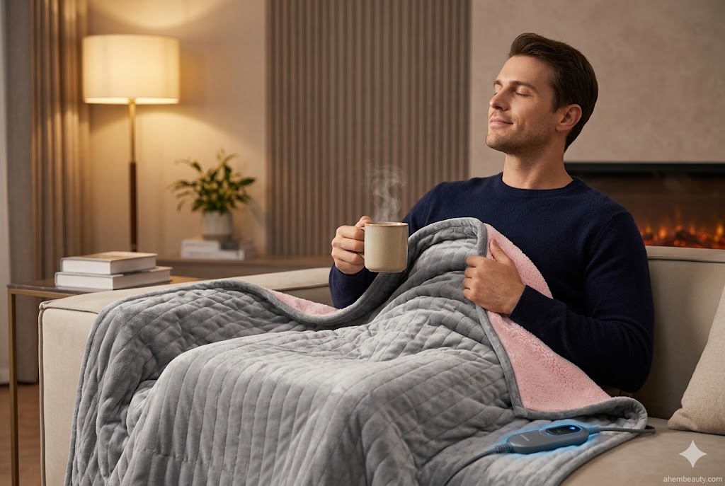 Best Heated Throw Blankets for Cozy Warmth, AI-generated editorial image for illustrative purposes.