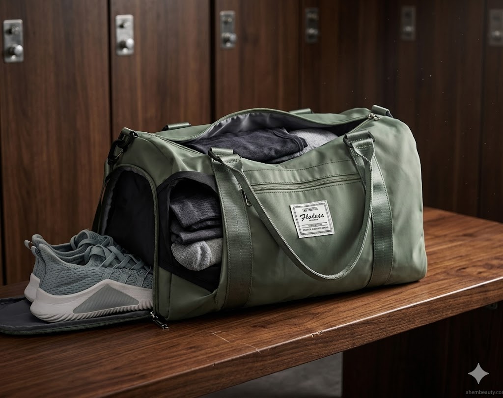 Best Gym Bags with Shoe Compartment, AI-generated editorial image for illustrative purposes.