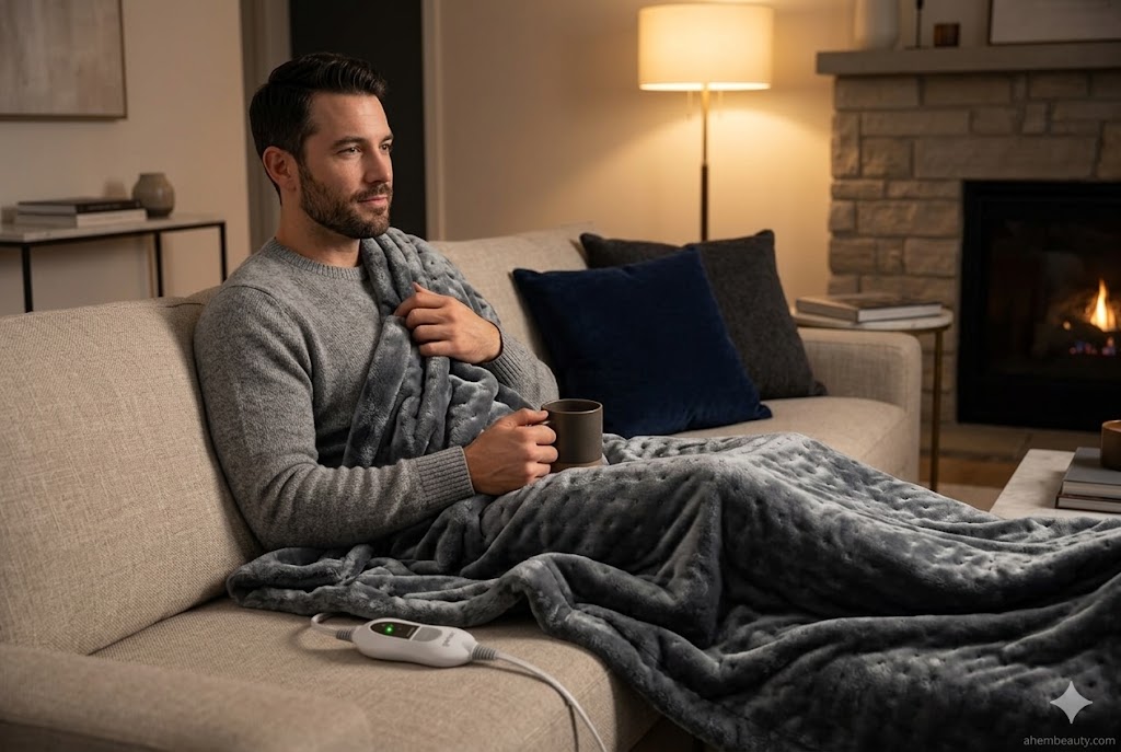 Best Heated Throw Blankets for Cozy Warmth, AI-generated editorial image for illustrative purposes.