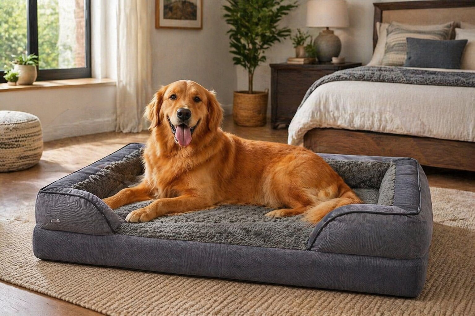Best Orthopedic Dog Beds for Joint Support, AI-generated editorial image for illustrative purposes.